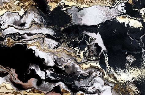 Black And Gold Marble Black Gold Marble Floor Seamles