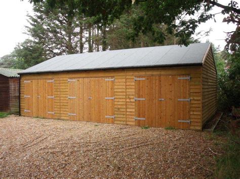 british made timber triple garages 3 bay garages instant price