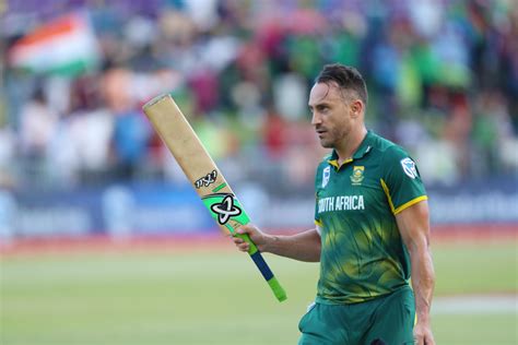 Thank you very much for this. 'Playing Australia brings out the best in us' - Faf du Plessis