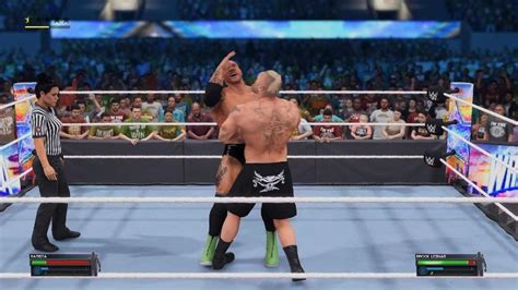 Dream Matches Part 1 Batista Vs Brock Lesnar Youtube