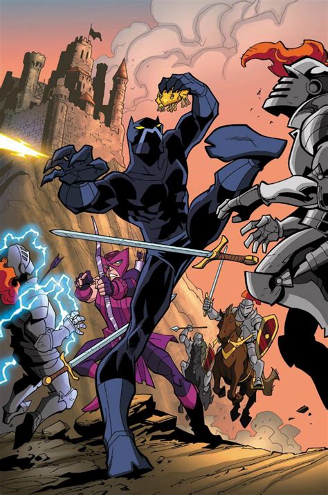 Black Panther Marvel Universe Avengers Earths Mightiest Heroes
