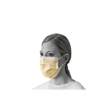 Medline Isolation Face Masks With Earloopsyellow Non27122z