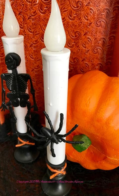 Annmakes Spooky Candles For Halloween