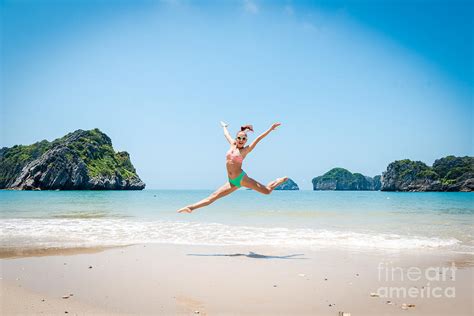 Fun Girl Jumping Photograph By Nikita Buida Fine Art America