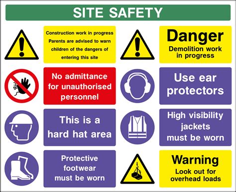 Types Of Safety Signs In The Workplace Printable Templates