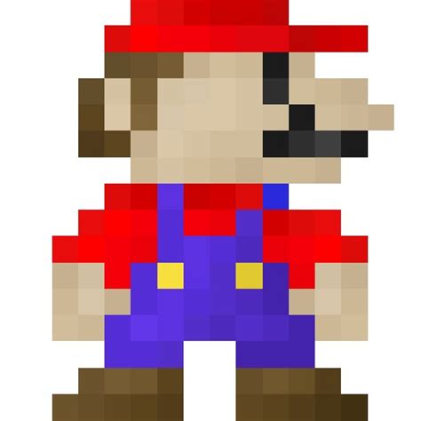 16x16 Pixel Art 19 Early Mario Revamped