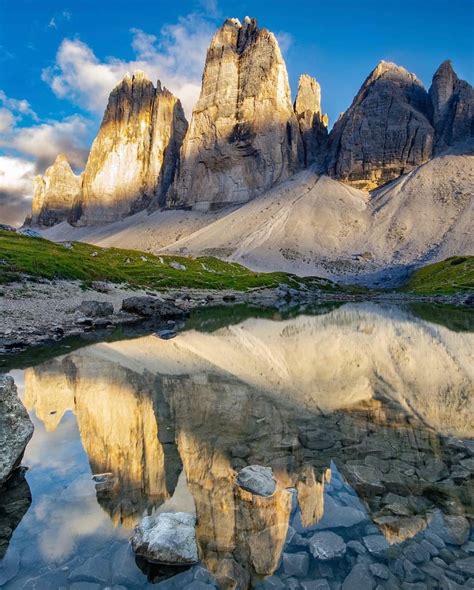 Tre Cime di Lavaredo (Three Peaks), Dolomiti, Italy : europe