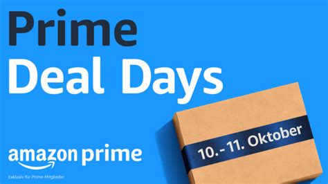 Amazon Prime Deal Days Für Den 10 Und 11 Oktober 2023 Bestätigt