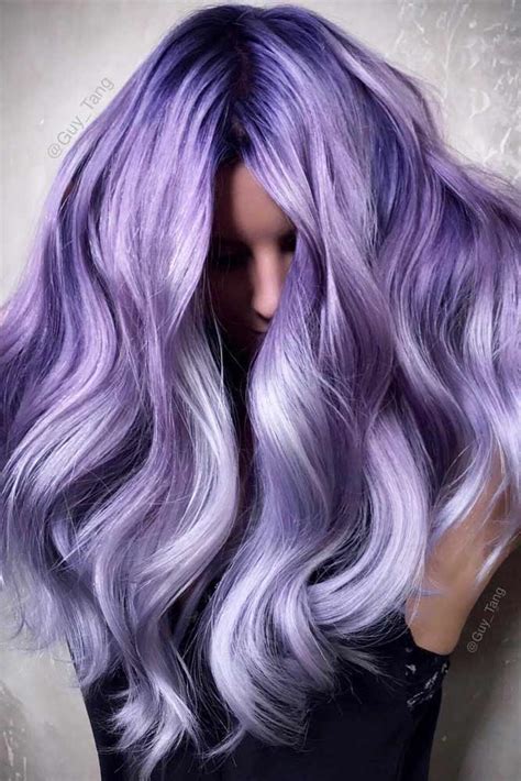 One of the most popular pastel tones is purple lavender. 68 Tempting And Attractive Purple Hair Looks ...