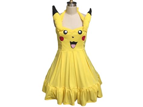 Pikachu Cosplay Dress Etsy