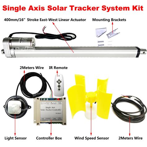 Compleet Zonnepaneel Tracking Zonlicht Tracker Kits Mm