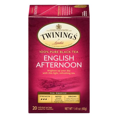 Save On Twinings Of London English Afternoon Black Tea Bags Order Online Delivery Stop And Shop