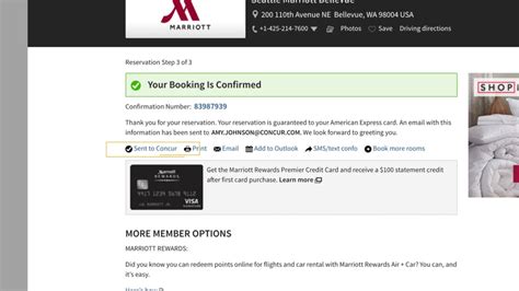 Concur Triplink Marriott Booking Demo Youtube