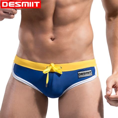 Buy Desmiit Swimwear Mens Swim Briefs Sexy Gay