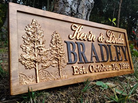Rustic Wedding Signs Wood Wall Art Personalized Couples T Etsy