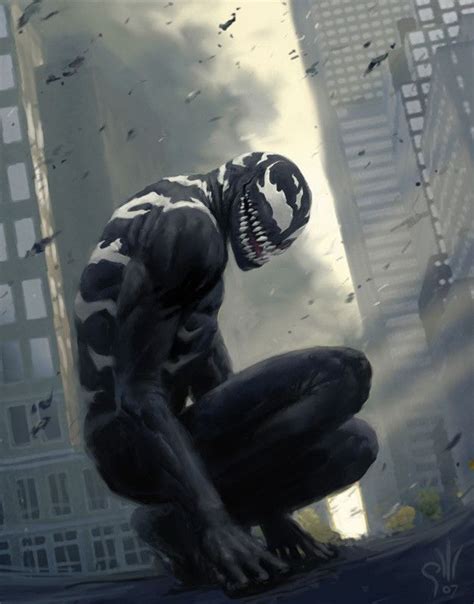 Spider Man Web Of Shadows 2008 Concept Art Symbiotes Marvel