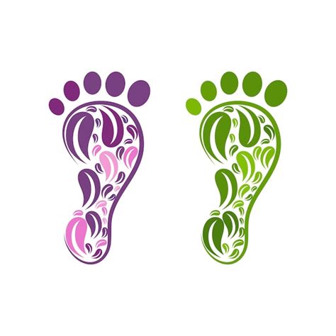 Premium Vector Foot Care Logo Template Vector Icon Illustration