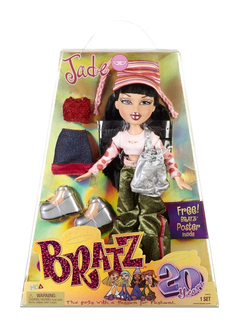 Bratz Dolls 2021 Original Dolls Jade 20th Anniversary Re Release