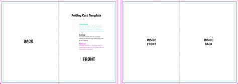 Half Fold Card Template Word Unique 12 Blank Half Fold