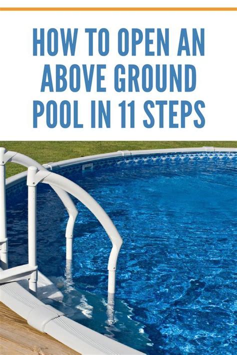 An Above Ground Pool With Steps Leading Up To It And The Words How To