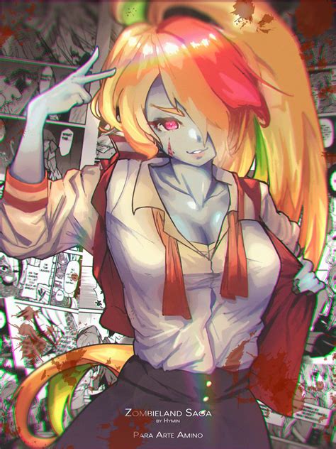 Saki Zombieland Saga Fanart •arte Amino• Amino