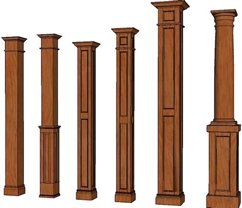 Wood Posts And Columns Columns Stain Grade Columns Stainable