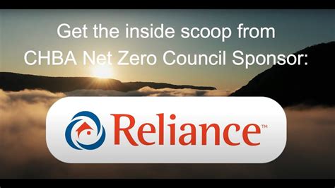 Net Zero Council Sponsor Member Reliance Home Comfort Youtube