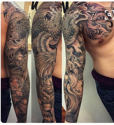 109 Best Phoenix Tattoos For Men Rise From The Flames Improb Bird