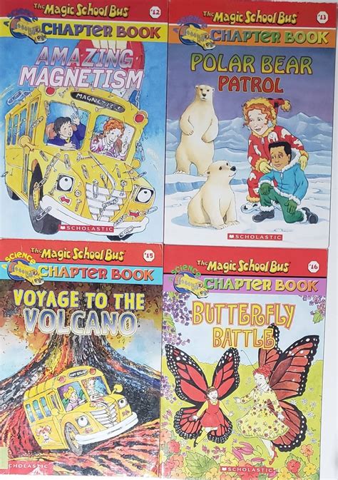 The Magic School Bus Chapter Books By Scholastic Vintage Book 1990s