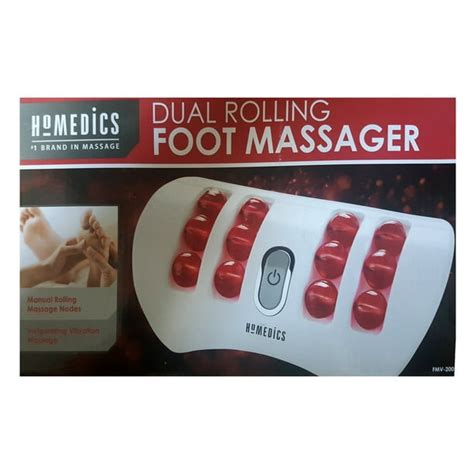 Homedics Fmv 200 Dual Foot Massager Red