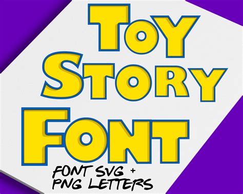 Toy Story Font Alphabet Toys Cute Fonts Silhouette Machine How To