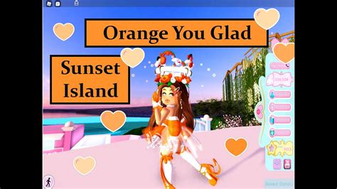 How To Dress Up For The Sunset Island Theme Orange You Glad Royale