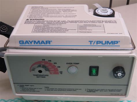 Gaymar Tp 500 Heat Therapy Pump W 15 X 22 Pad Pain Relief