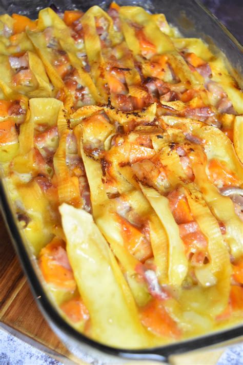 Patate douce façon tartiflette