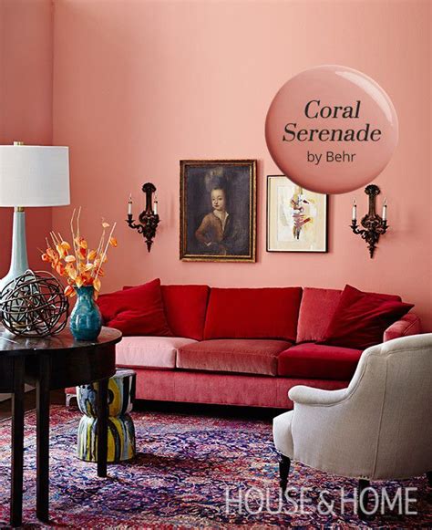 Favorite Coral Paint Color For Living Room Pms 355 C