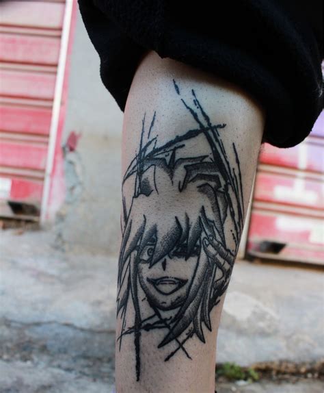 Tattoo Uploaded By Nicholas Stathoulopoulos • Blackwork Yami Marik • Tattoodo