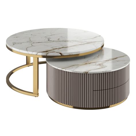 Light Luxury Tea Table 3d Model For Vray