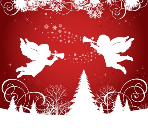 Christmas Angels Stock Vector Image By ©mikosha 14060354