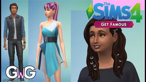 The Sims 4 Get Famous Create A Sim Items Youtube