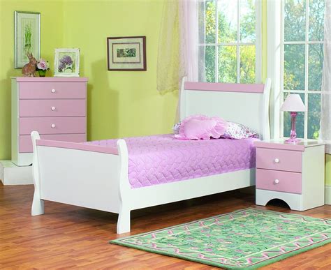The estrella girl's bedroom collection features decorative carving on the headboard crown and mirror.also features complementary cases reflecting decorative hardware with white finish.this beautiful girl's bedroom is perfect for your children. The Captivating Kids Bedroom Furniture - Amaza Design