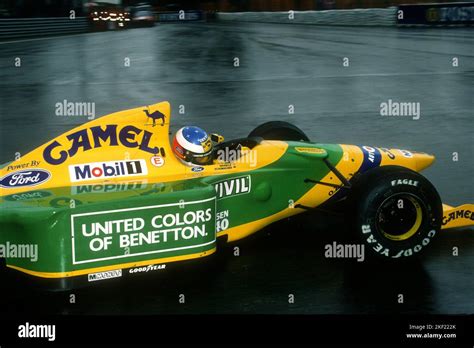 Michael Schumacher Benetton Ford Belgium Formula One Grand Prix Gp Spa