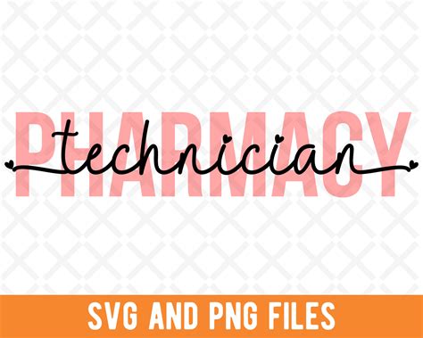 Pharmacy Tech Svg Pharmacy Tech Png Pharmacy Technician For Etsy
