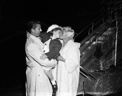 jayne mansfield and mickey hargitay with daughter jayne hargitay california 1958 jayne