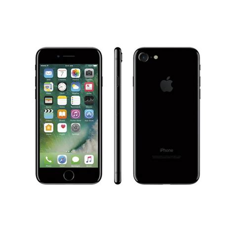Refurbished Apple Iphone 7 128gb Jet Black Unlocked Gsm Walmart