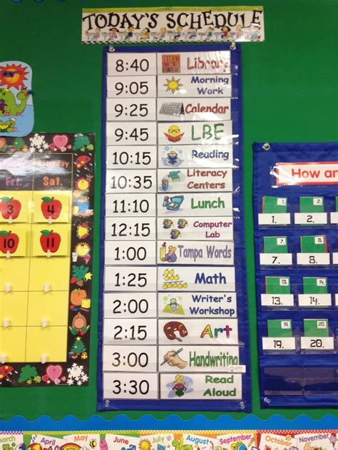 Our daily routine does not change often. Daily Schedule Ideas for Pre-K | Mrs. Sarah's Classroom Blog