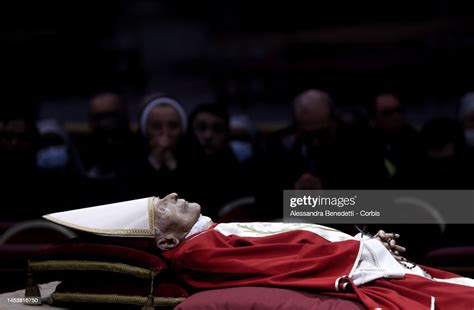 The Body Of Pope Emeritus Lies In State Inside St Peters Basilica