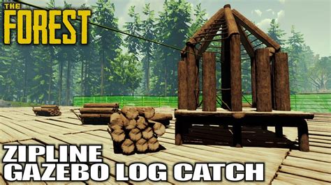 The Forest Mods Log Zipline Hoolibooth