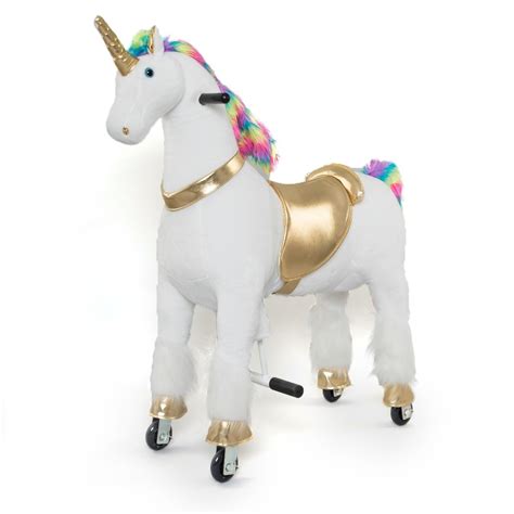Animal crossing new horizons mountain bike colors. Unicorn Ride On Animal Toy for Kids, Rainbow - Large ...