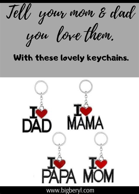 We have selected the best 27 gifts available online for you through our unique research by experienced researchers, that leaves almost no chance for you to go wrong with your choices. Express your love to your mom and dad with our "I love Mom ...