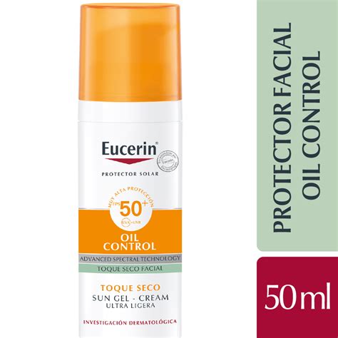 Eucerin Protector Solar F50 Toque Seco - 50ml, Eucerin Protectores